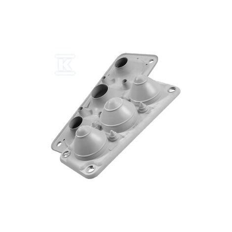 MC3/7 IP67, buje multiorificio gris