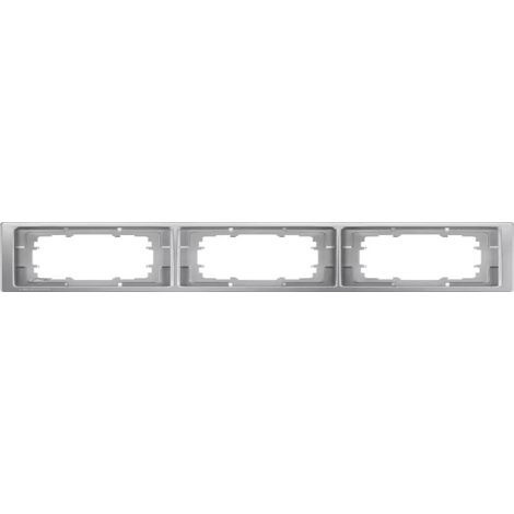 Rahmen 3 Elemente Siemens Delta Style METAL PLATINUM 5TG13231 (1/2)