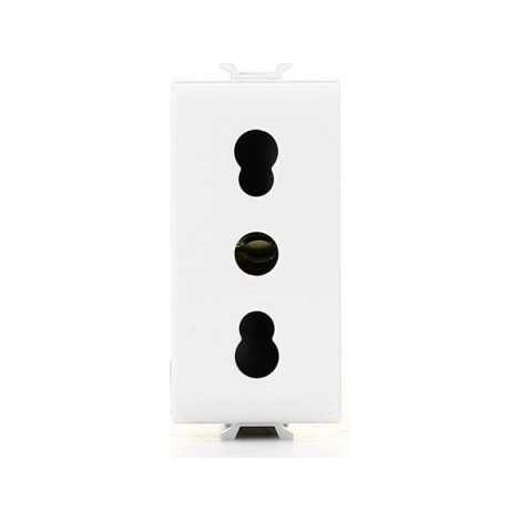 GW10203 Enchufe Bivalente 1 Módulo 250 V AC P11-P17 2P+T 16A