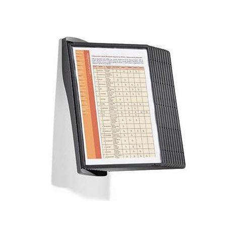 DURABLE Sichttafelwandhalter SHERPA STYLE WALL 10 585401 schwarz (1/4)