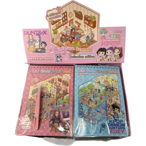 Pegatinas Kpop Mini World 5D World Demon Hunters Rooms
