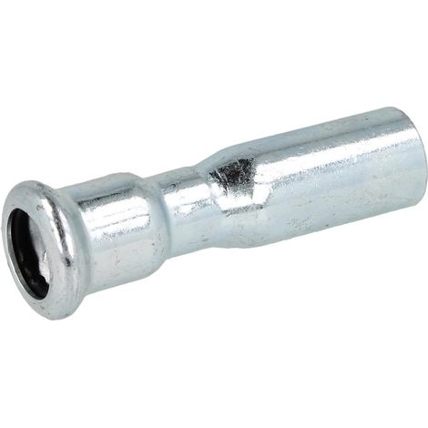 Raccord à sertir acier C réduction 15 x 12 mm M/F contour M