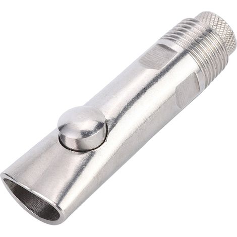 Lot de 5 abreuvoirs automatiques à buse plate DN15 en acier inoxydable pour porcs et bovins (85 mm). Accessoire d'élevage. (1/5)