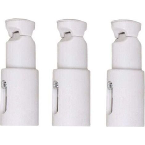 Fixations pour radiateur sèche serviette – Lot de 3 supports réglables – Convient aux radiateurs droits et courbés – Installation facile