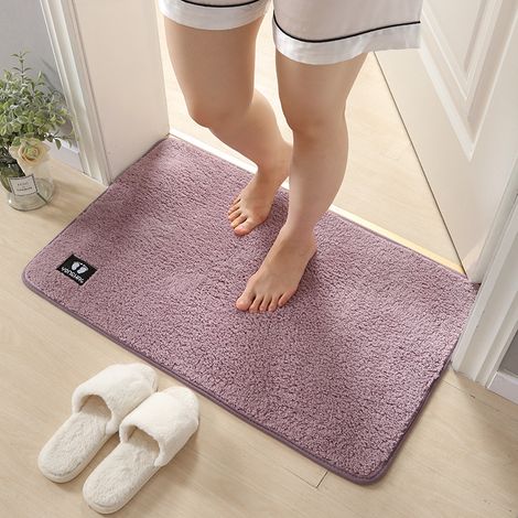 Tapis de bain absorbant à mousse à mémoire de forme, épais antidérapant, tapis d'entrée pour salle de bain, cuisine, couloir et vestibule (1/5)