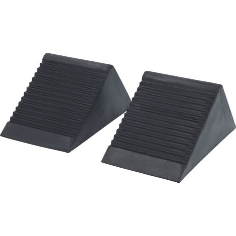 KSTOOLS Paar Gummiradkeile VL 105 x 75 x 75 mm - 160.0382