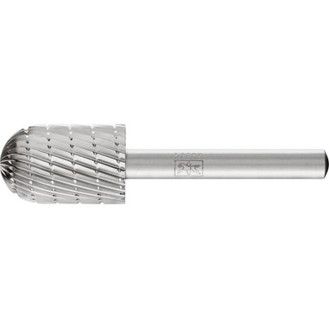 PFERD TOOLS HSS Frässtift Walzenrundform C Ø 16x25 mm Schaft-Ø 6 mm Z 3 universal mittel fein Spanbrecher (1/4)