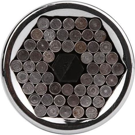 Clé à douille universelle - Gator Grip - ETC-120A - 2 x 7-19 mm - Acier - Vendue en emballage (1/4)