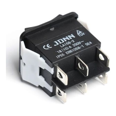 Ensemble interrupteur de commande électrique JDNN Micro LA158-2 10A 250V étanche (1/4)