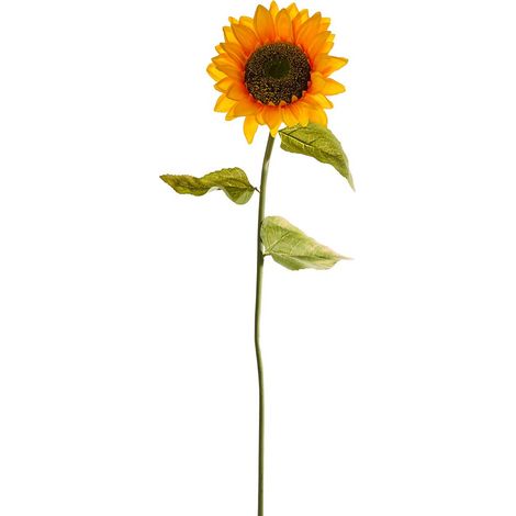 ARPIMEX Girasole Artificiale H 100 Cm D 25 Cm Giallo Verde