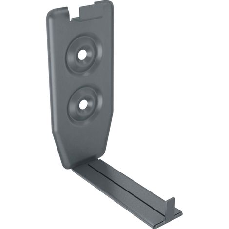 ZAMBELLI Verstellwinkel für Stirnbretthalter (halbrund), verzinkt alle RG 250-333 / 105-150mm variabler Neigungswinkel, Dachrinnenzubehör, einfache Montage, Zink Anthrazit (1/4)