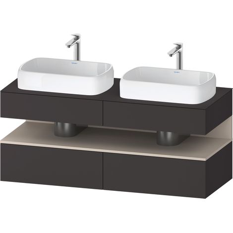 Duravit Collection One Meuble sous-vasque sur console, 2 tiroirs, (1/2)