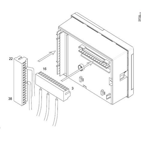 Danfoss Einbausatz für Tafelmontage, für ECL Comfort 296, 087H3242