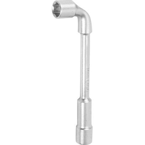 Clé à pipe coudée double tête 14mm en acier au chrome vanadium, outil de réparation (1/3)