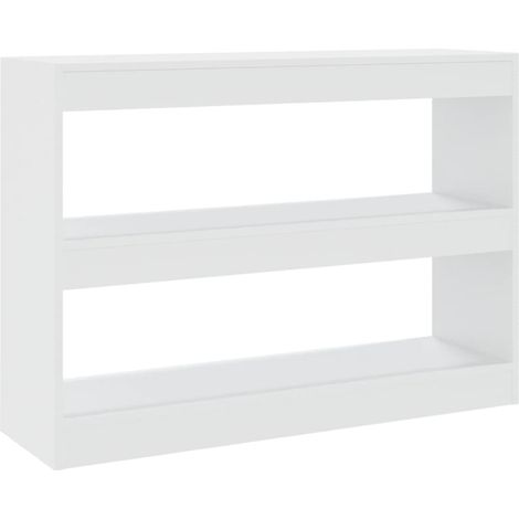 Maison Exclusive - Bücherregal/Raumteiler Weiß 100x30x72 cm