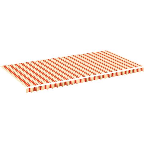 Maison Exclusive - Tessuto di Ricambio per Tenda da Sole Giallo e Arancio 6x3 m (1/5)