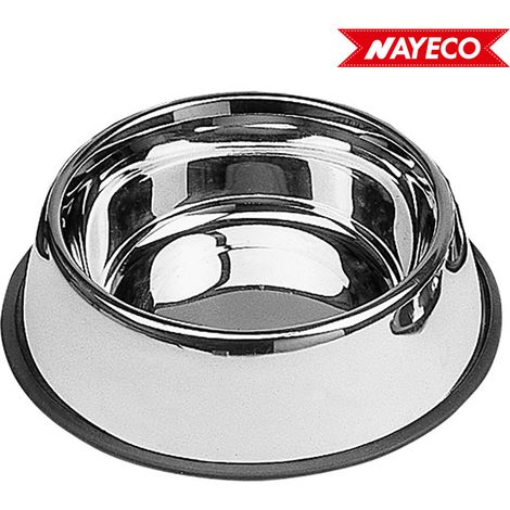 Mangiatoia antiscivolo in acciaio inossidabile 0,9 L Ø26 cm Nayeco