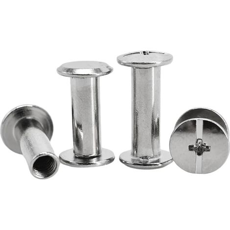 Vis en acier inoxydable/acier au carbone, sangles cuir, de reliure (1/5)
