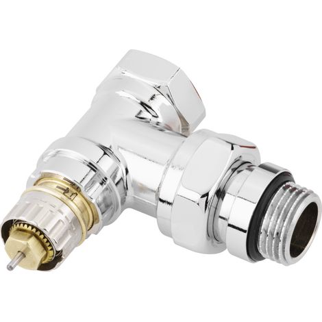 Danfoss Ventilgehäuse RA-NCX 15 R 1/2", Eckausführung, verchromt (1/3)