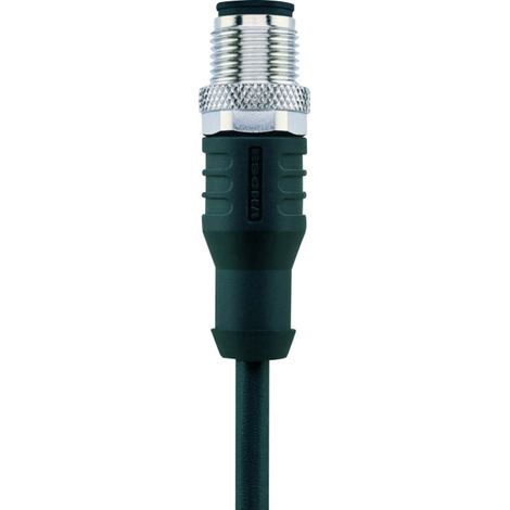 Escha 8043830 Sensor-/Aktor-Steckverbinder, konfektioniert M12 Stecker, gerade 5.00 m Polzahl Sensor