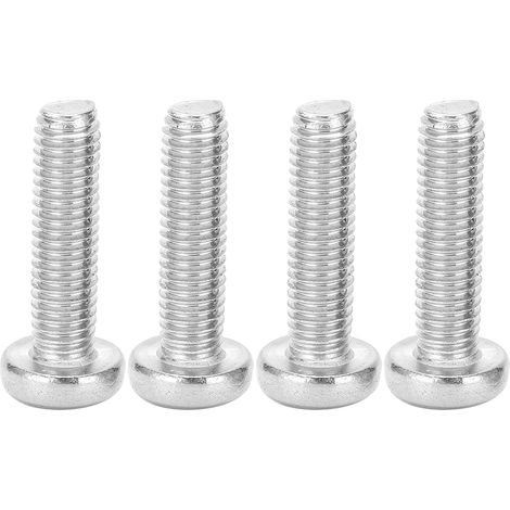 100 vis cruciformes en acier inoxydable 304 argentées à tête cylindrique M5, 20 mm - Outils de quincaillerie (1/5)