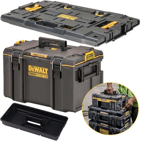 Dewalt Toughsystem 2.0 DWST83342-1 DS400 Stackable Toolbox Case + Tstak Plate (1/5)