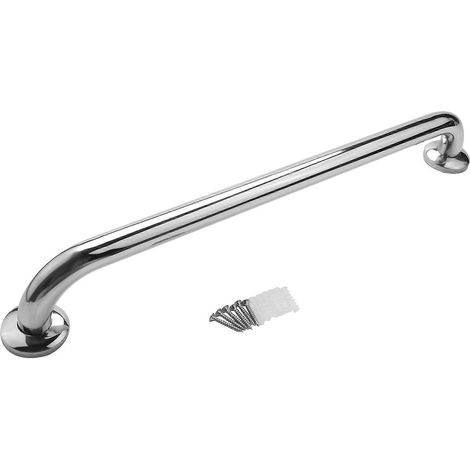 Nouvelle barre d'appui de baignoire/toilettes en acier inoxydable avec porte-serviettes et poignée de sécurité pour douche (50 cm) (1/5)