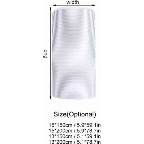 Tube d’évacuation flexible pour climatiseur portable – Ø15 cm × 2 m, renforcé acier, facile à installer (1/4)
