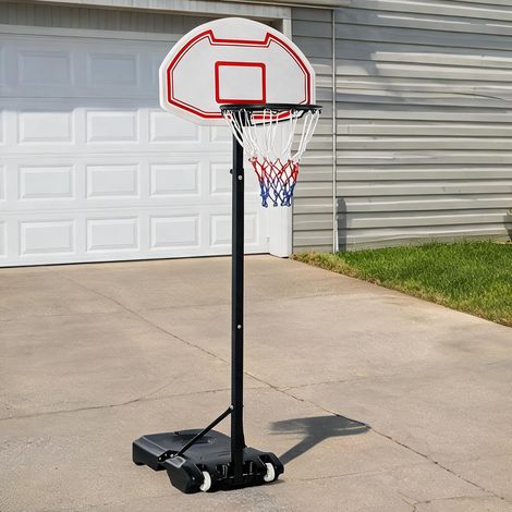 Panier de basket en pE e tubi d'acciaio 73 x 49 x 249 cm (1/5)