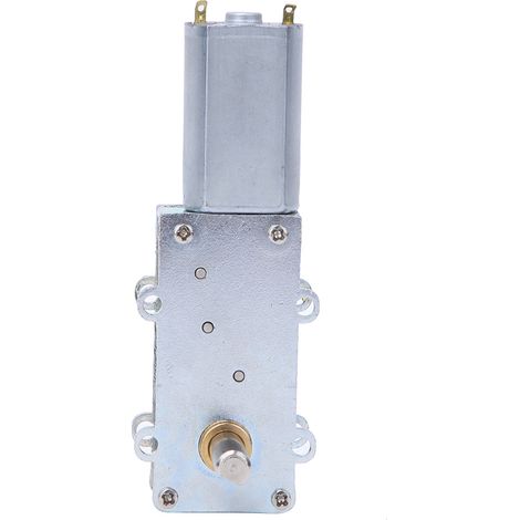 Moteur à engrenage à vis sans fin à couple élevé pour rideaux électriques de présentoir, 12 V, 0,5 A, WGF180-5512V, 24 tr/min (1/3)