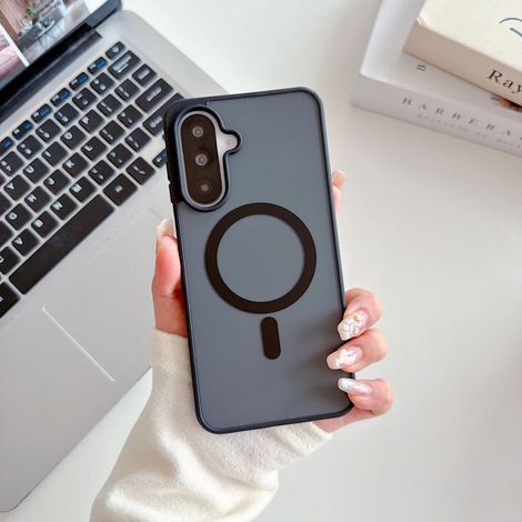 (Galaxy S25) Étui de protection magnétique, finition antichoc mate