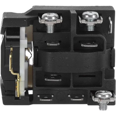 Relais de Démarrage PTC avec Protection Surcharge pour Compresseur de Réfrigérateur et Pompe Accessoire Électrique Plastique Noir pour Maison (1/5)