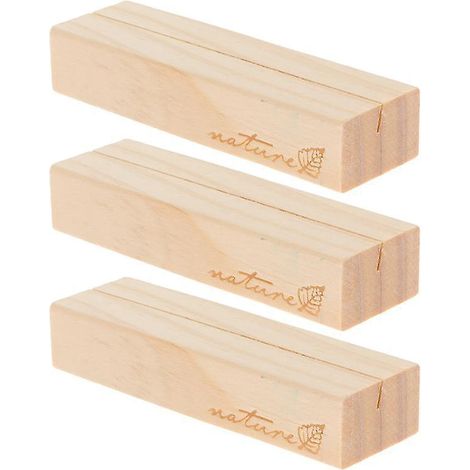 3-teiliger Postkarten-Holzsockel
