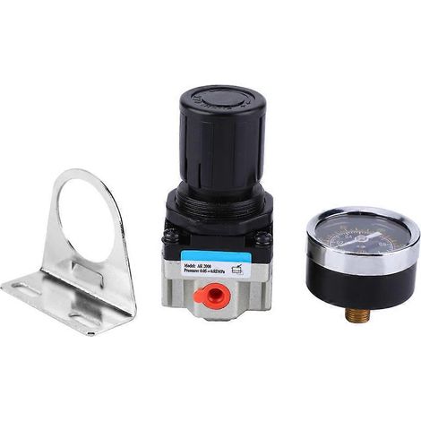Filtre à air AR2000-02 G1/4" Source Compresseur Régulateur de pression réglable Vanne de réduction YEMAA (1/3)