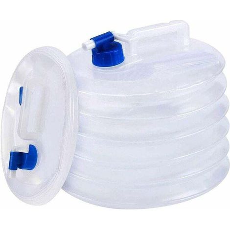 Reservoir Eau Pliable,Bidon Pliant Portable avec Robinet,Pliables et Portables Poureau Potable,Bidon Eau Pliable,Seau Pliable Boîteille Transporteur,Conteneurs à Eau-15 L-Fei Yu