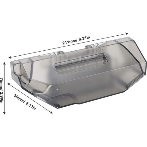 Ortviai Bac à poussière pour robot aspirateur Dreame X30/X30 PRO/PLUS/S10 PRO Ultra – plastique ABS, installation facile (1/4)