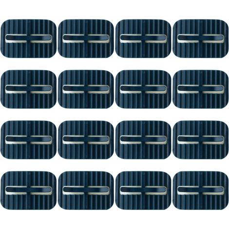 Clips pour sacs poubelle Artibetter bleus en polypropylène (1/5)