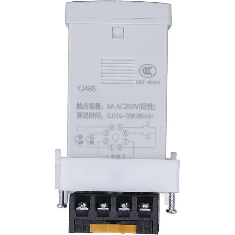 Relais temporisé programmable à 8 broches pour panneaux publicitaires LED et tubes néon, 220 V CA