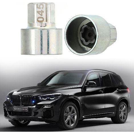 Douille antivol pour écrous de roue et outil de démontage des écrous de roue compatibles avec les BMW Série 1/3/5/6/7, X4, X5, X6 et Z4 ( ) 045 (1/5)