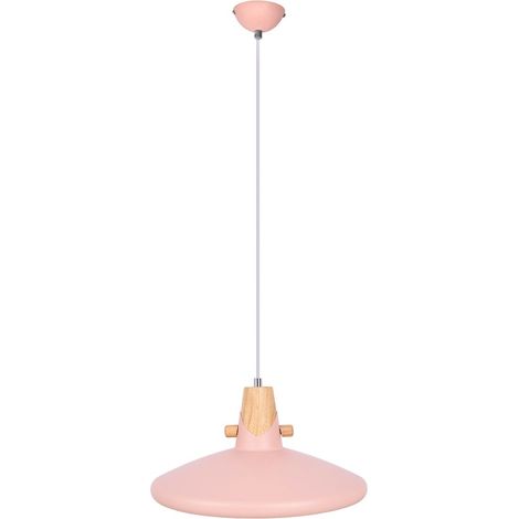 Globo - lámpara colgante - CARIN - rosa - metal - Ø 35cm - E27 -