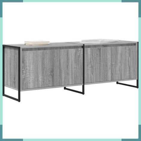 886513 Meuble TV Gris Sonoma 140 x 36 x 49.5 cm Bois d'ingénierie (1/5)