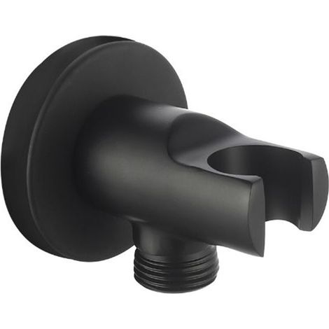 Prise d'eau Athena avec support en laiton noir mat M 1/2 x 1/2 Tecom (1/2)