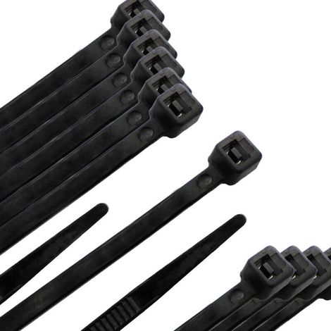 Bridas Nylon 100% Negra 7,8x540 mm. (Bolsa 100 Unidades) (1/4)