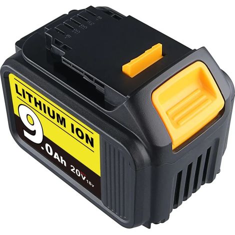 9000mAh Batterie pour dewalt DCB184 DCB184B-XJ DCB183 DCB183-XJ DCB182 DCB182-XJ DCB181 DCB181-XJ DCB185-XE Batterie pour outil électrique de remplacement pour Dewalt 18V (1/5)