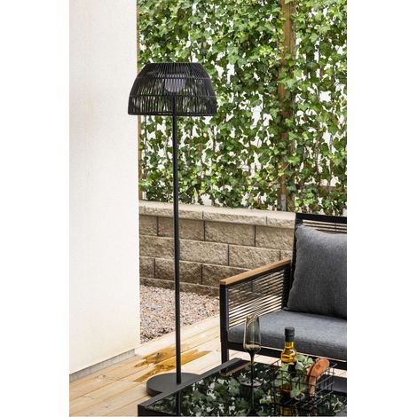 Mabis lampadaire LED pour l'extérieur noir.