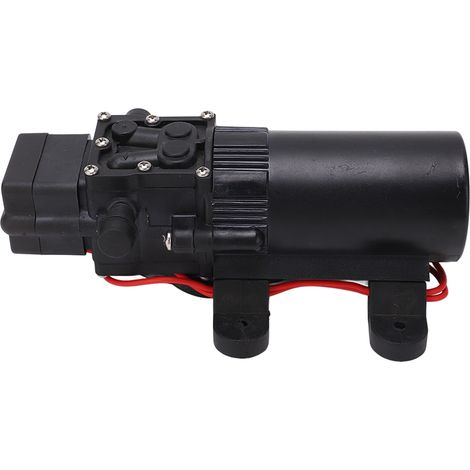 Miniatur-Gleichstrom-Membranpumpe 24V 1,5A 36W, selbstansaugend, Kupfermotor, Fördermenge 0,7 GPM (2,6 l/min), Druck 70 PSI, ideal zum Sprühen und Bewässern. (1/5)