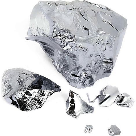 Bloc semi-conducteur monocristallin en silicium métallique de haute pureté (99,99 %) - Élément 14 (50 g) (1/5)