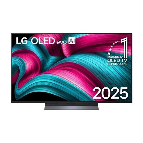 Téléviseur OLED 48 pouces UHD 4K – Smart TV Bluetooth – Technologie Ambilight – LG OLED48C54LA (1/5)
