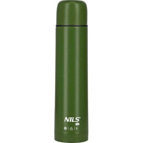Thermos 1000 ml Grün - Isolierte Reiseflasche