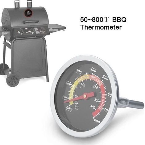 Thermometer - CYAN6323 - stainless steel - 50-800℉ - easy to install (1/4)
